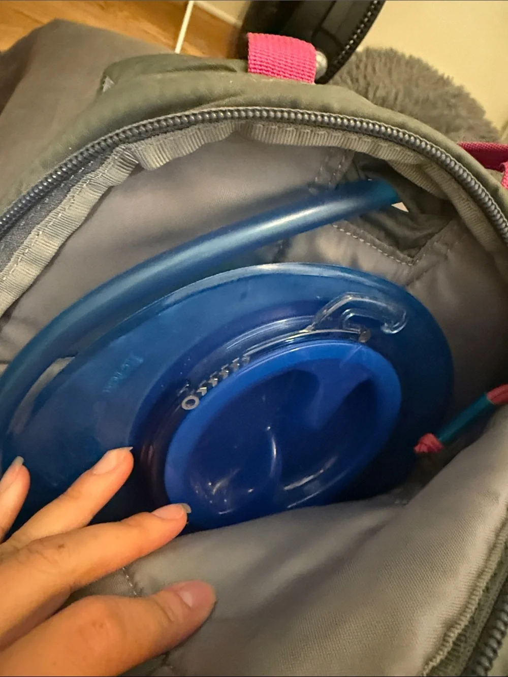 CamelBak Daystar 18 Gray Backpack with Pink Accents
